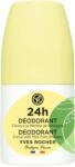 Yves Rocher Bain Nature Deodorant roll-on 24H, lămâie și mentă, 50 ml