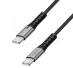 LogiLink USB 2.0 Type-C apa-apa adat- és töltőkábel 480Mbps, 100W fekete 1, 5m (CU0423) (CU0423)