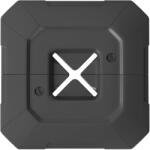 Outsunny 2 db súly oldalra dönthető napernyőtalphoz, HDPE, 105 kg-ig újratölthető, 101x101x12 cm, fekete