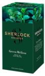 MAY LLc Sherlock Secrets - Green Melissa, ízesített filteres zöld tea, 39, 6g, 22filter