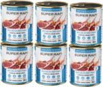 Dolina Noteci Super Rafi bárány- és pulykaszívvel kutyáknak, 6x800 g