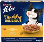 FELIX Felix Doubly Delicious macskaeledel csirke és pulyka finom keverékével, 800 g