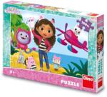 Dino Puzzle Dino Gábi călătorul 100 piese XL Puzzle