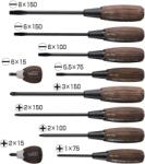 Vessel Csavarhúzó készlet üthető 10 db-os - FA NYELŰ - NON SLIP - Vessel 120057 (3310PS) (120057)