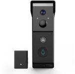 Nedis WIFICDP31BK-videócsengő szenzorral, 4400 mAh, 2x Full HD 1080p, IP54, Wi-Fi, Tuya-kompatibilis WIFICDP31BK (NE0824)