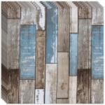 HOZRO 20 db-os HOZRO öntapadós 3D tapéta készlet, fa paneleket imitáló modell, 9, 8 négyzetméter alapterület, modern dizájn, nagyon könnyen felszerelhető, Többszínű fa panelek (TAPET71-20BUC)