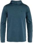 Fjällräven Abisko Sun-hoodie M Indigo Blue Férfipóló XL