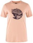 Fjällräven Abisko Wool Fox SS W Chalk Rose/Port Női póló M