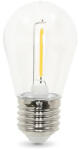 Kobi E27 LED izzó Retro filament (0.4W/330°) - meleg fehér, 24V (KOBI-004525)