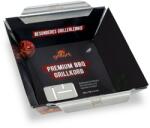 Grillart Rozsdamentes XL grillkosár - egyenletes sütés zöldséghez és halhoz (GA-1029-2)