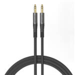 Astrum VerveMesh VMAM35 szövetbevonatos AUX 3, 5mm jack hosszabító kábel, 1.2M fekete