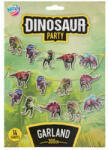 Grafix Ghirlandă de hârtie cu dinozauri, 3 m, 14 steaguri (760012)