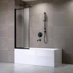 Welland Montana kádparaván 60 x 140 cm - fekete profil