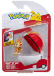 Pokémon Clip N Go - Chimchar cu minge Repeat (PKW3640) Figurina