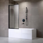 Welland Montana kádparaván 70 x 140 cm - fekete profil - miniwebshop