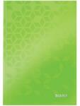 Leitz WOW keményfedeles beírókönyv A5 vonalas zöld (E46271054)