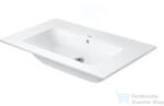 Duravit ME BY STARCK 83x49 cm-es mosdó csaplyuk nélkül, matt fehér 2336833260 (2336833260)