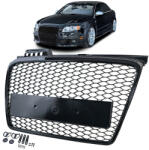  AUDI A4 B7 8E 8H 2004-2009 lakk fekete RS stílusú hűtőrács