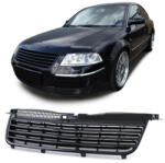  VW Volkswagen Passat B5.5 3BG 2000-2005 fényezetlen fekete hűtőrács