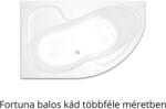 Méta Hungary Kft H2O Fortuna aszimmetrikus fürdőkád, balos - többféle méretben (12028-1)