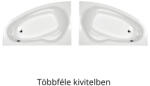 Méta Hungary Kft H2O Kitty aszimmetrikus fürdőkád 150x95 cm - többféle kivitel (120890-1)