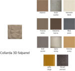 InnoWall Ecuador 3D falpanel 60x60cm - többféle színben (Ecuador)