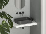 RAVAK Ceramic Slim R 55 kerámiamosdó antracit (XJX03155003) - csempebolt