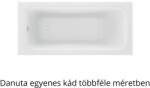 Méta Hungary Kft H2O Danuta egyenes fürdőkád - többféle méretben (12056-1)