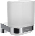 Ravak Hungary Kft Chrome CR II 210.00CR pohártartó üvegpohárral, króm (X07P1364)