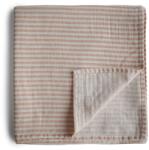 Mushie Muszlin pólya - bézs csíkos