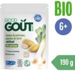 Good Gout BIO Póréhagyma burgonya chipsekkel és tőkehallal (190 g), exp. 21.05. 2026 - mamasbaby