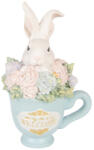 Clayre & Eef Decoratiune Paste Iepuras polirasina multicolora 11x9x16 cm (6PR6076deco)