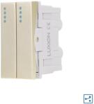 Luxion Modul Intrerupator Dublu Cap-Scara Mecanic 2M / 1M LUXION, Standard Italian SmartElectro IntelligentHouse (LXI-012G)