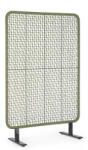 Bizzotto Paravan decorativ otel gri charcoal verde Babilo 120x50x180h (0663961)