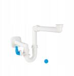 Lira Helytakarékos szifon Ø40 T-idommal és zajvédelemmel Ø20-25 (9.1279.B21)