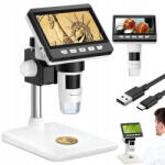 Genetics Precíziós Digitális Mikroszkóp Zoom X1000 Nagyítás Hd Monitor, Pc Nézet (4058)