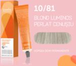 Londa Professional Vopsea de par demi-permanenta Londa Professional Demi-Permanent Color Cream 10 81, Blond Luminos Cenusiu Perlat, 60 ml