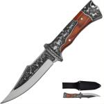 HARAHU Cuțit de exterior KB3189 - Maro/Argintiu/Negru KP39554
