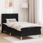 vidaXL Рамка за легло 90 x 200 cm Черен (3414936)