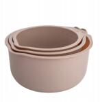 Altom Design Konyhai tál szett 1, 5/2/3 l Műanyag tálak Altom Design taupe 3db (02070151151)