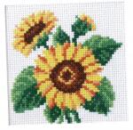 Orchidea Keresztszemes Hímzés Napraforgók (7512)