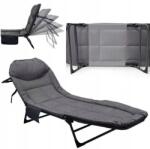 Care Life Utazóágy Összecsukható Napozóágy Matrac Könnyű Hordozható Terepi (Łóżko polowe składane leżak ogrodowy)