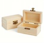 DIKOM Doboz Rendszerező Fülbevaló Ékszerdoboz Egyéb Dikom Fából (DIKOM-SKRZYNKA-MAŁA)