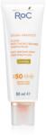 RoC Soleil Protect Anti Brown Spots Unifying Fluid Tinted tonizáló fluid amely egységesíti a bőr tónusait SPF 50 C-vitaminnal 50 ml