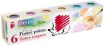 ICO Tempera készlet, tégelyes, ICO Süni , 6 különböző pasztell szín (TICSUTEM6P)