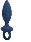 Baile Dop Anal Richard, Size S, Silicon, Albastru, 11.5 cm