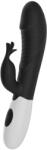 Pretty Love Vibrator Rabbit Rasmussen 30 Moduri Vibratii, Silicon, Negru, 19.8 cm Vibrator