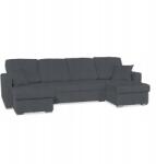  Rene Big Sarokkanapé Ágy Családi Bútorok Kordbársony Sötét Szürke