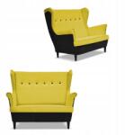  Ari Duo Skandináv Szárnyas Kanapé Family Furniture Fekete És Sárga