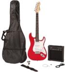 Encore E60 Blaster Pack Gloss Red Finish Elektromos gitár